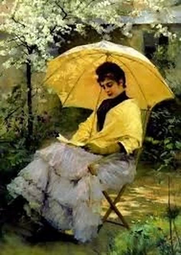 La lettura in giardino